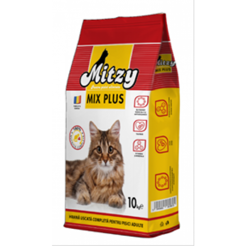 Hrana uscata pentru pisici Mitzy Mix Plus 10 kg